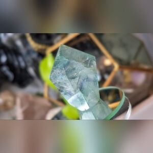 Rainbow Fluorite Crystal Point